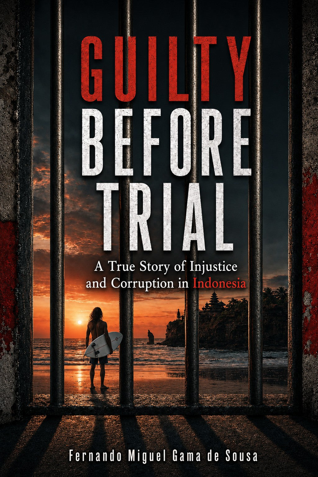 Guilty Before Trial book cover by Fernando Miguel Gama de Sousa